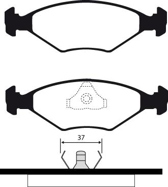 Raicam RA.0331.1 - Тормозные колодки, дисковые, комплект autospares.lv