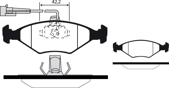 Raicam RA.0331.7 - Тормозные колодки, дисковые, комплект autospares.lv