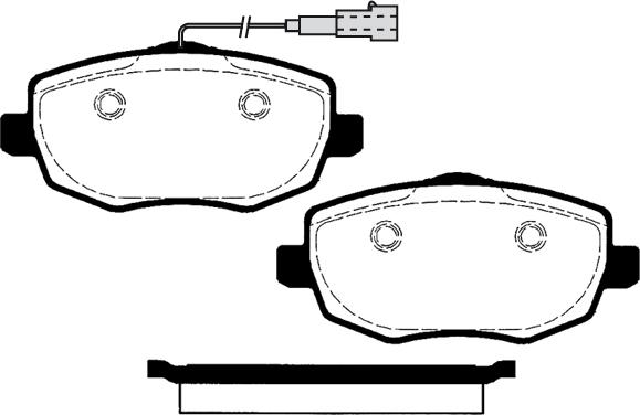 Raicam RA.0332.2 - Тормозные колодки, дисковые, комплект autospares.lv