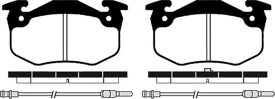 Raicam RA.0257.0 - Тормозные колодки, дисковые, комплект autospares.lv