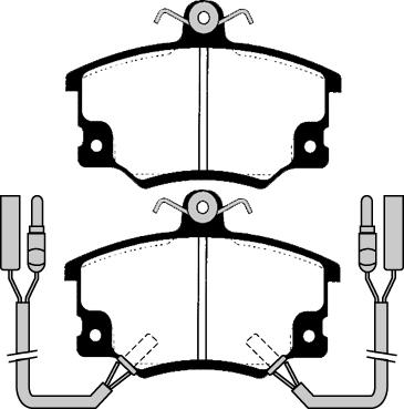 Unipart GBP775 - Тормозные колодки, дисковые, комплект autospares.lv