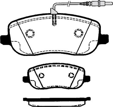 Raicam RA.0796.0 - Тормозные колодки, дисковые, комплект autospares.lv