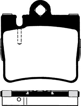 ITN 16-BP1127 - Тормозные колодки, дисковые, комплект autospares.lv