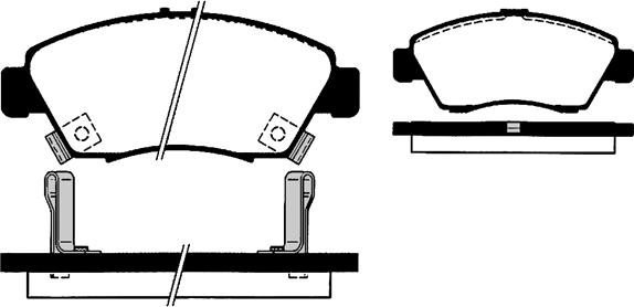 Raicam RA.0748.0 - Тормозные колодки, дисковые, комплект autospares.lv