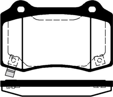 FTE 9005176 - Тормозные колодки, дисковые, комплект autospares.lv