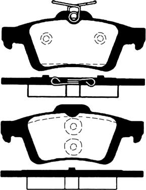 Raicam RA.0769.6 - Тормозные колодки, дисковые, комплект autospares.lv