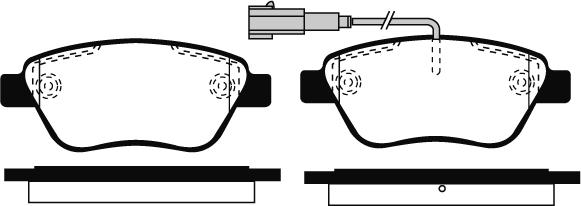 Raicam RA.0760.8 - Тормозные колодки, дисковые, комплект autospares.lv