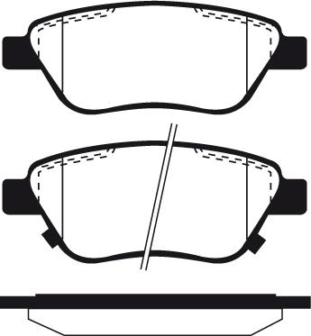 Raicam RA.0760.7 - Тормозные колодки, дисковые, комплект autospares.lv