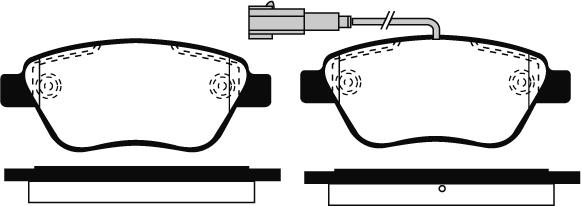 Raicam RA.0761.0 - Тормозные колодки, дисковые, комплект autospares.lv