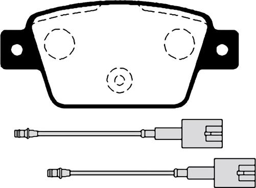 Raicam RA.0768.3 - Тормозные колодки, дисковые, комплект autospares.lv