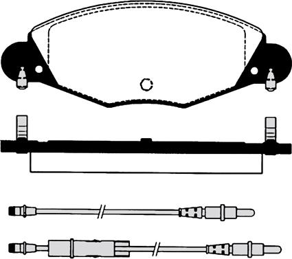 Quinton Hazell 7374 - Тормозные колодки, дисковые, комплект autospares.lv