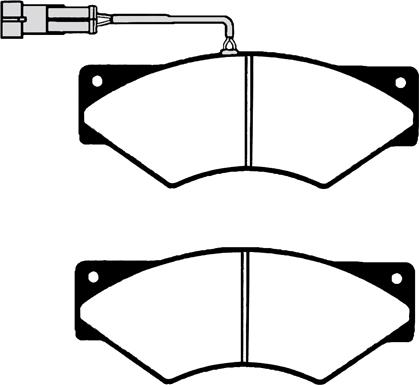 HELLA C4066 - Тормозные колодки, дисковые, комплект autospares.lv