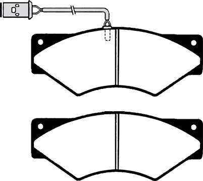 Raicam RA.0705.1 - Тормозные колодки, дисковые, комплект autospares.lv