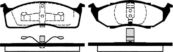 Raicam RA.0718.1 - Тормозные колодки, дисковые, комплект autospares.lv