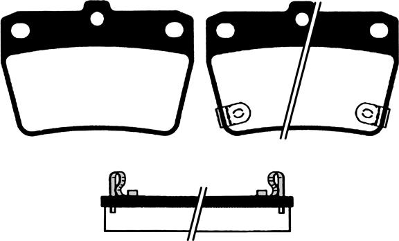 Raicam RA.0781.0 - Тормозные колодки, дисковые, комплект autospares.lv