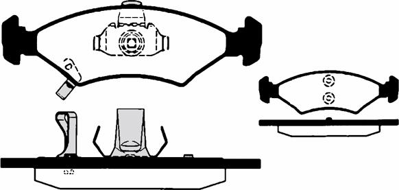 Valeo 670989 - Тормозные колодки, дисковые, комплект autospares.lv