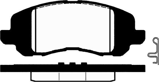 Raicam RA.1056.0 - Тормозные колодки, дисковые, комплект autospares.lv