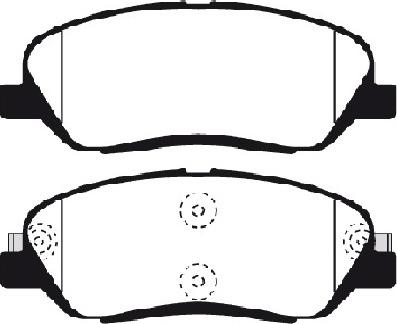 Raicam RA.1053.0 - Тормозные колодки, дисковые, комплект autospares.lv