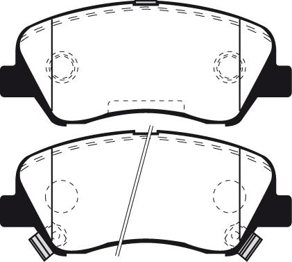 Raicam RA02360 - Тормозные колодки, дисковые, комплект autospares.lv