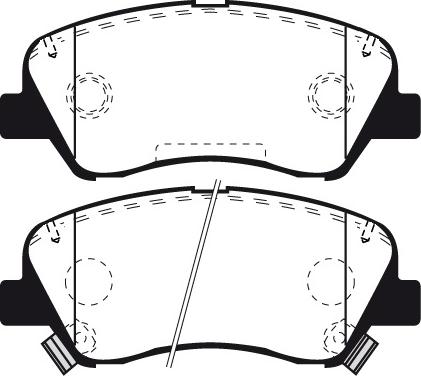 Raicam RA.1052.1 - Тормозные колодки, дисковые, комплект autospares.lv