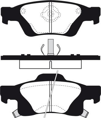 Raicam RA.1057.0 - Тормозные колодки, дисковые, комплект autospares.lv