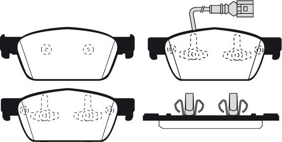 Raicam RA.1064.0 - Тормозные колодки, дисковые, комплект autospares.lv