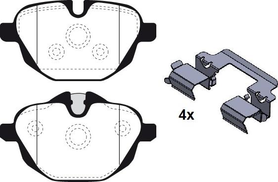 Raicam RA.1011.0K1 - Тормозные колодки, дисковые, комплект autospares.lv