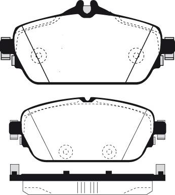 Raicam RA.1084.0 - Тормозные колодки, дисковые, комплект autospares.lv