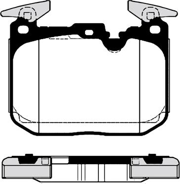 BOSCH 986494947 - Тормозные колодки, дисковые, комплект autospares.lv