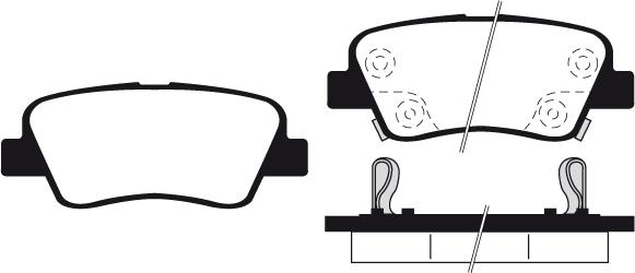 Raicam RA.1037.0 - Тормозные колодки, дисковые, комплект autospares.lv