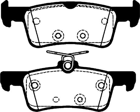 FTE 9005133 - Тормозные колодки, дисковые, комплект autospares.lv