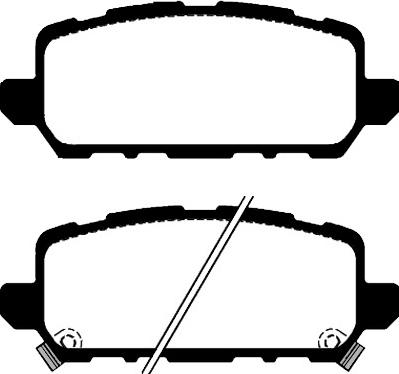 WWA 25949 - Тормозные колодки, дисковые, комплект autospares.lv