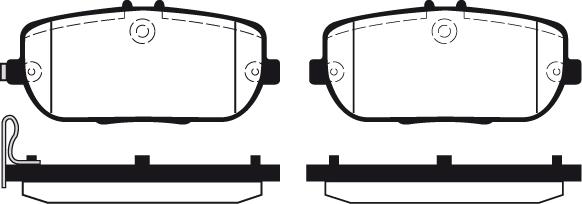 Raicam RA.1145.0 - Тормозные колодки, дисковые, комплект autospares.lv