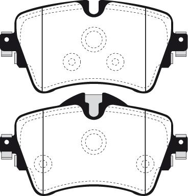 Raicam RA.1106.0 - Тормозные колодки, дисковые, комплект autospares.lv