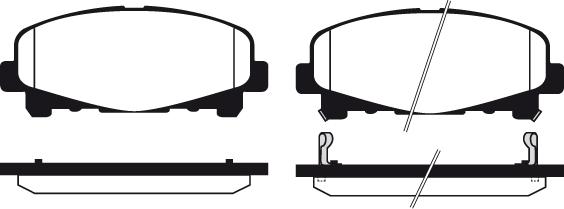 Raicam RA.1119.0 - Тормозные колодки, дисковые, комплект autospares.lv