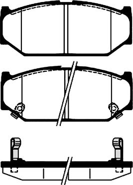 Raicam RA.1124.0 - Тормозные колодки, дисковые, комплект autospares.lv