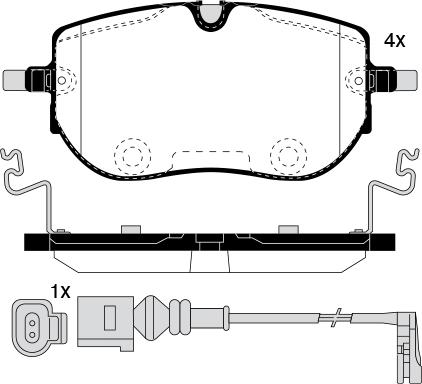 Raicam RA.1318.0 - Тормозные колодки, дисковые, комплект autospares.lv