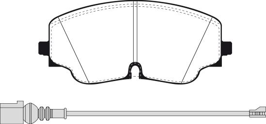 Raicam RA.1338.0 - Тормозные колодки, дисковые, комплект autospares.lv