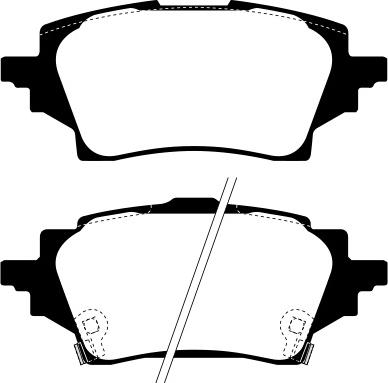 Woking P19593.02 - Тормозные колодки, дисковые, комплект autospares.lv