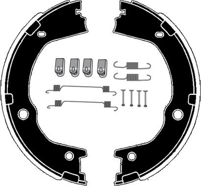 Raicam RA29841 - Комплект тормозов, ручник, парковка autospares.lv