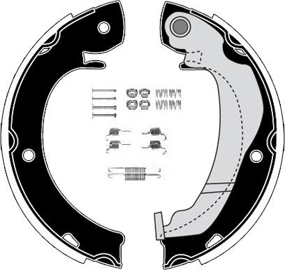 Raicam RA29831 - Комплект тормозных колодок, барабанные autospares.lv