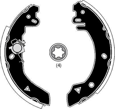 Raicam RA25770 - Комплект тормозных колодок, барабанные autospares.lv