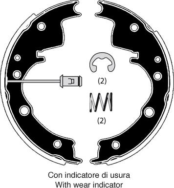 Raicam RA26060 - Комплект тормозных колодок, барабанные autospares.lv