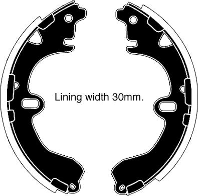 Raicam RA26720 - Комплект тормозных колодок, барабанные autospares.lv