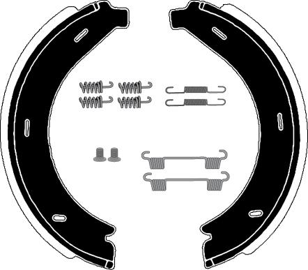 Raicam RA28441 - Комплект тормозов, ручник, парковка autospares.lv