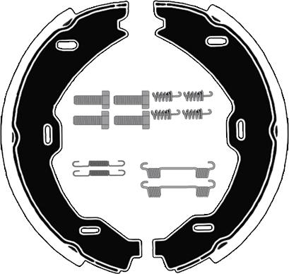 Raicam RA28631 - Комплект тормозов, ручник, парковка autospares.lv