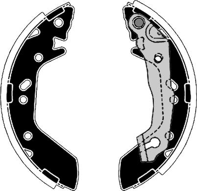 Raicam RA28890 - Комплект тормозных колодок, барабанные autospares.lv