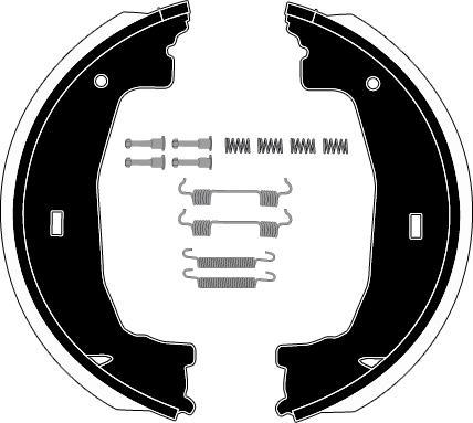 Raicam RA28211 - Комплект тормозов, ручник, парковка autospares.lv