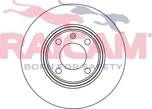 Raicam RD00912 - Тормозной диск autospares.lv