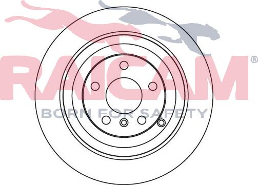 Raicam RD00499 - Тормозной диск autospares.lv